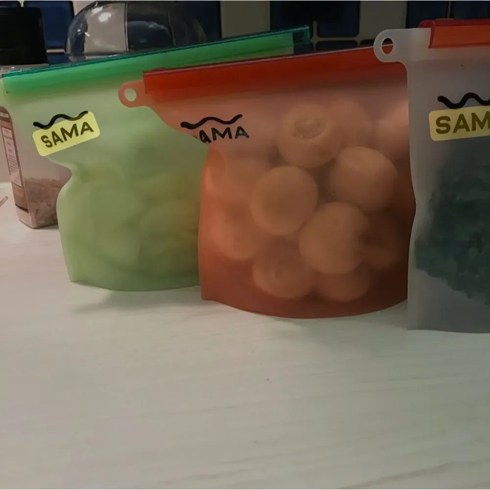 Multi-Color Reusable Storage Bags